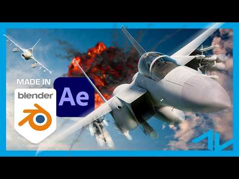 Animating F-16 Jets in Blender & AE | Top Gun Maverick Scene Remake