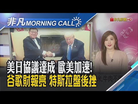 Alphabet盤後漲近2%資本支出增至850億美元!特斯拉盤後挫4%電動車銷量續跌!白宮"AI行動計畫"誓言奪回AI主導權｜主播葉俞璘｜【非凡Morning Call】20250724｜非凡財經新聞