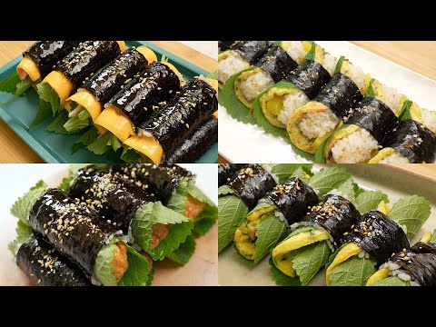 김밥 싸기도 쉽고 앙증맞은 꼬마김밥 5가지 💯