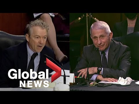 Dr. Fauci, Sen. Rand Paul have heated exchange over mask-wearing after receiving vaccine