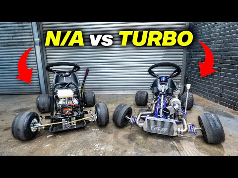 150cc TURBO vs N/A Go Kart BATTLE (Interesting Results)