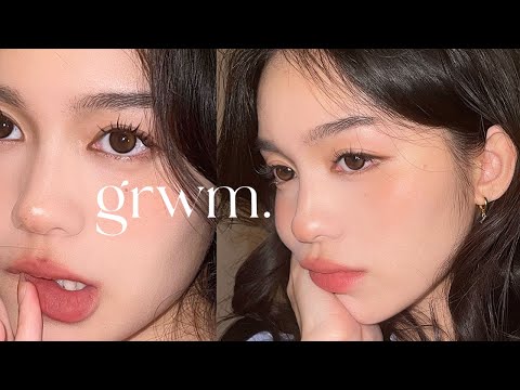 Muted Matte Makeup 🧶 #grwm