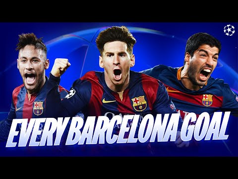 EVERY Barcelona Goal! 🤩 | 2014/15 Champions League Winners! 🍿