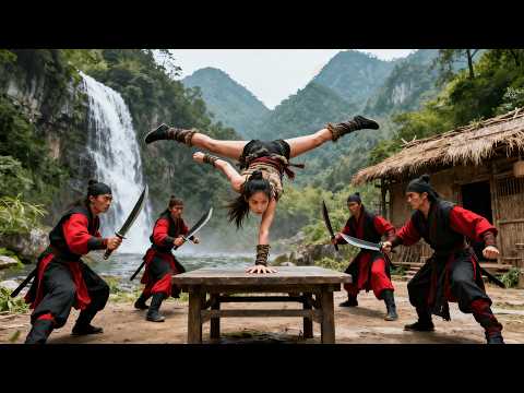 100 assassins ambush a girl, but she’s a kung fu master, defeats all with one hand