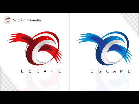 Eagle logo design tutorial | Animal logo design tutorial