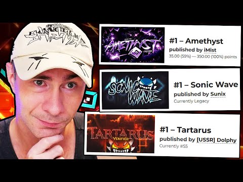 Complete History of TOP 1 Levels in GEOMETRY DASH