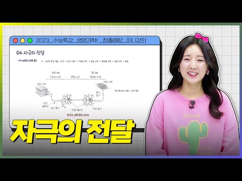 자극의 전달 l 청출예람 미니강의 l [2023 수능특강] 강예람의 생명과학I