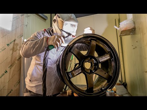 Incredible Wheel Restoration! Turning a Bent Rim into a Brand New One