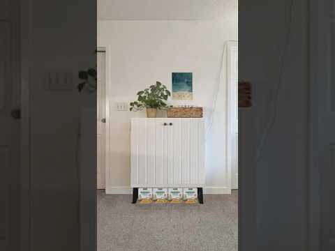 Need more pantry space? Grab on old shoe shelf!