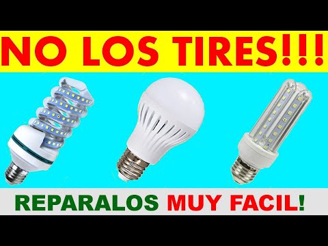 Como reparar cualquier foco LED con este truco!