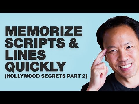 Kwik Brain Episode 24: Memorize Scripts & Lines Quickly (Hollywood Secrets Part 2)
