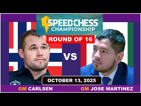 Magnus Carlsen vs Jose Martinez! | Speed Chess Champ 2025 - Round of 16