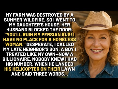 My farm burned down. My family called me homeless. So I called the billionaire I used to babysit.