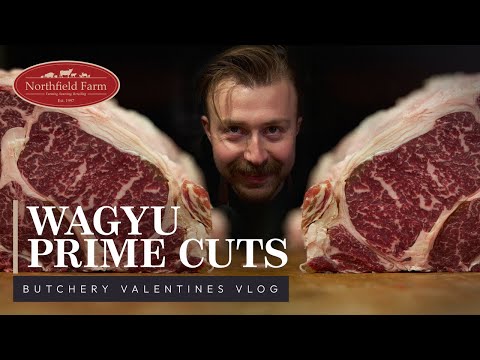Dry Aged Wagyu Beef Prime cuts butchery at Borough Market: Ribeye, Sirloin, TBone and Rump.