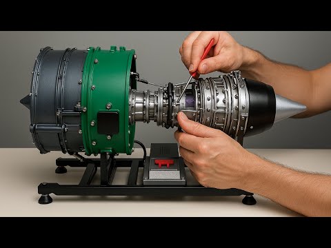 I Built a Turbofan Engine Model – Full Metal Jet Engine Kit