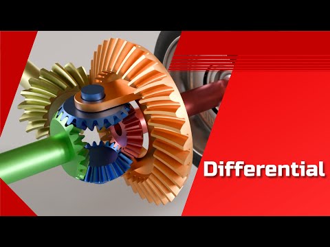 How does a differential gear work ? | Design and operation simply explained
