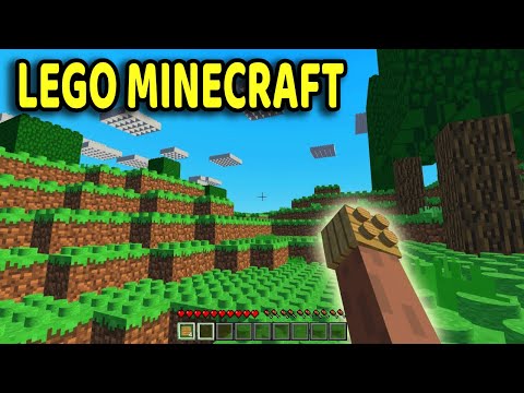 I Made Minecraft But The Blocks Are Legos