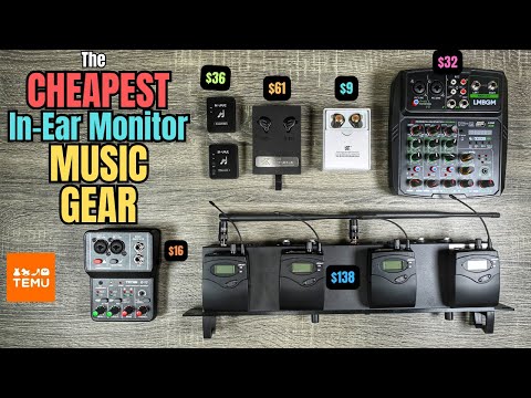 The Absolute CHEAPEST IN-EAR MONITOR GEAR I Could Find on TEMU
