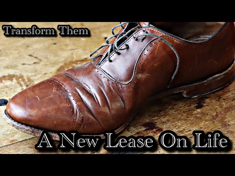 Transforming a Young Man’s Shoes for His First Job: Full JR resole and Shine Ft. Tim’s Shoe Repair