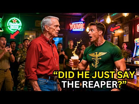 Navy SEAL Asked The Old Man's Call Sign at a Bar — "THE REAPER" Turned the Whole Bar Dead Silent