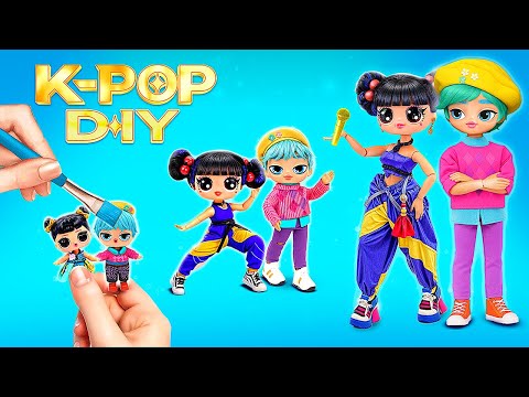 K-pop Demon Hunters: Zoey and Baby Saja Dolls DIY!