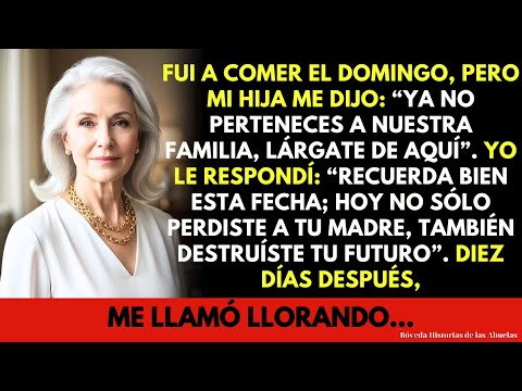Cociné La Comida del Domingo Para Mi Hija… y Me Gritó: “Ya No Eres Familia, Mamá, Lárgate”