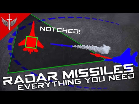 War Thunder Air Guides Part 7 - Using And Defeating Radar Missiles (FOX-3 & FOX-1)