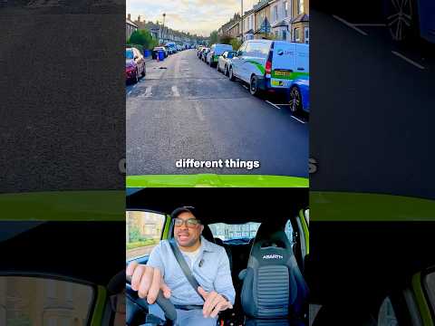 Driving test driving is completely different
