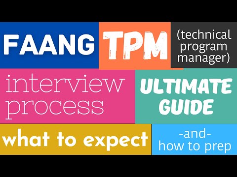 FAANG Technical Program Manager Interview Process Overview E2E | from a FAANG Hiring Manager
