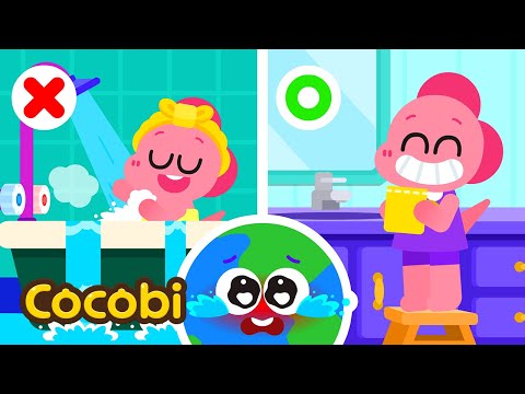 Don’t Waste Water😥 It Hurts the Earth | Songs for Kids | Cocobi