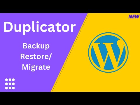 Duplicator Plugin Wordpress Tutorial - How to Backup and Migrate | Restore Wordpress Website