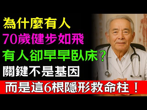 為什麼有人70歲健步如飛，有人卻早早臥床？關鍵不是基因，而是這6根「隱形救命柱」！