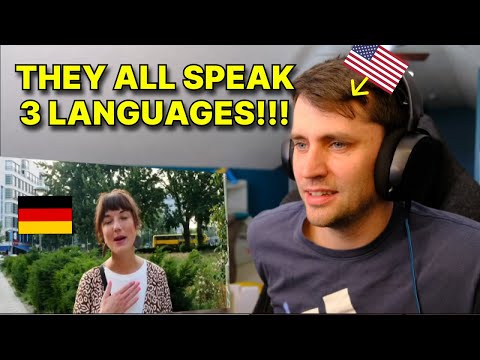 American reacts to: How many Languages to Germans speak? (Berlin)