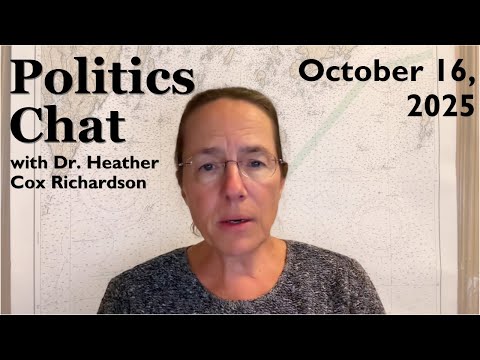 Politics Chat, October 16, 2025