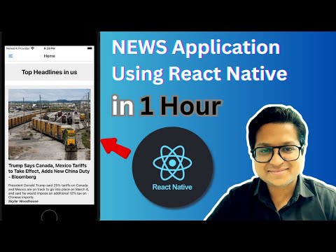 React Native News App Tutorial | Complete Guide with API, Navigation & Animations