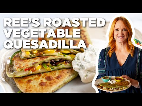 Ree Drummond's Roasted Vegetable Quesadilla | The Pioneer Woman | Food Network