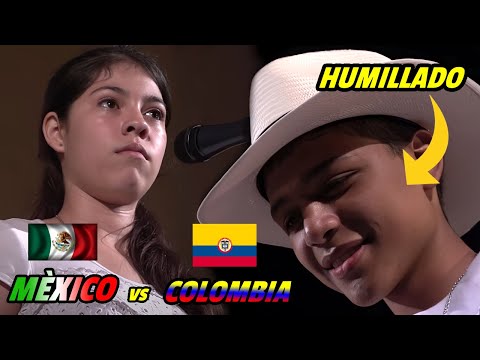 JOVEN MEXICANA HUMILLA A JOVEN COLOMBIANO EN UN DUELO DE VERSOS MUSICALES QUE NO SE ESPERA