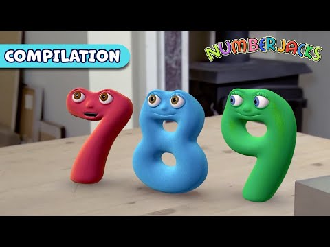 What Are Number Patterns – 1, 2 and 3? | Count With The Numberjacks | Compilation