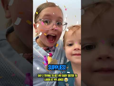 My Baby Sister Hates My jokes! 😰