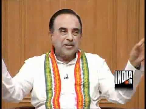Dr Subramanian Swamy In IndiaTV program Aap Ki Adalat (Full)