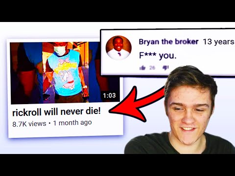 The First Person To Get Rick Rolled IS RICK ROLLING US!!