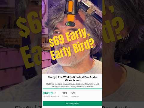 Just $69 Early Early Bird? Firefly Kickstarter Launch - Fully Funded in Under 1 HOUR!  #firefly