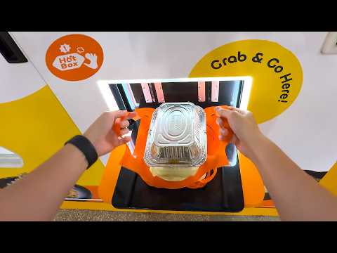 Eating Hot Vending Machine Meals for 24 Hours