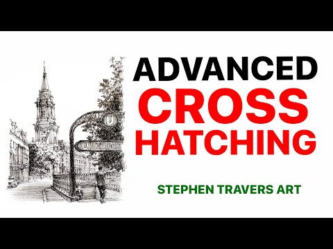 Advanced Cross Hatching - Creating Colour and Shadow with Line