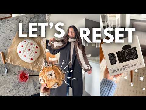 2026 RESET: new camera, kitchen cleanup & my first crochet scarf
