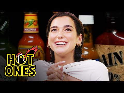 Dua Lipa Sweats From Her Eyes While Eating Spicy Wings