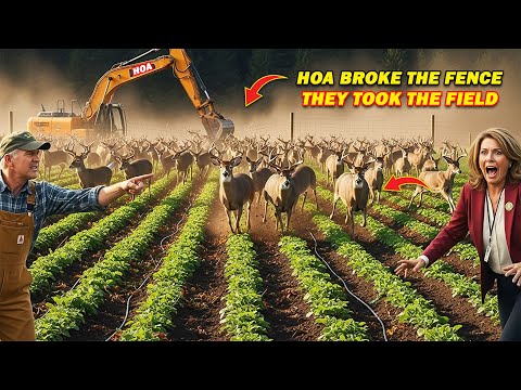 HOA Karen Tore Down My Wildlife Fence — Then Screamed as White-Tailed Deer Overran Their Fields