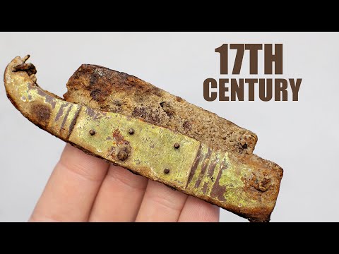 400 Years Old Rusty Pocket Knife Restoration