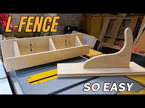 Ingenious L-FENCE Jig for Perfect Woodworking Cuts!