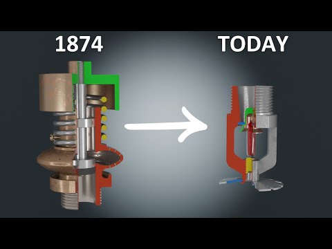 How a fire sprinkler works
